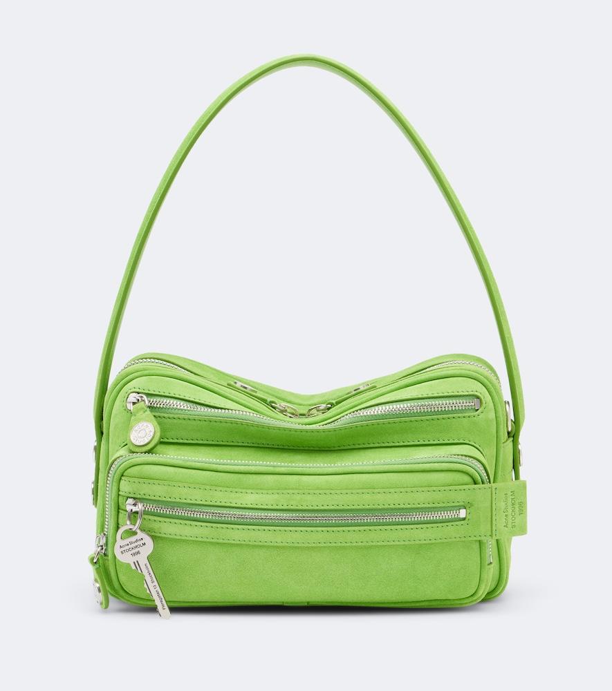 acne studios camero mini suede shoulder bag