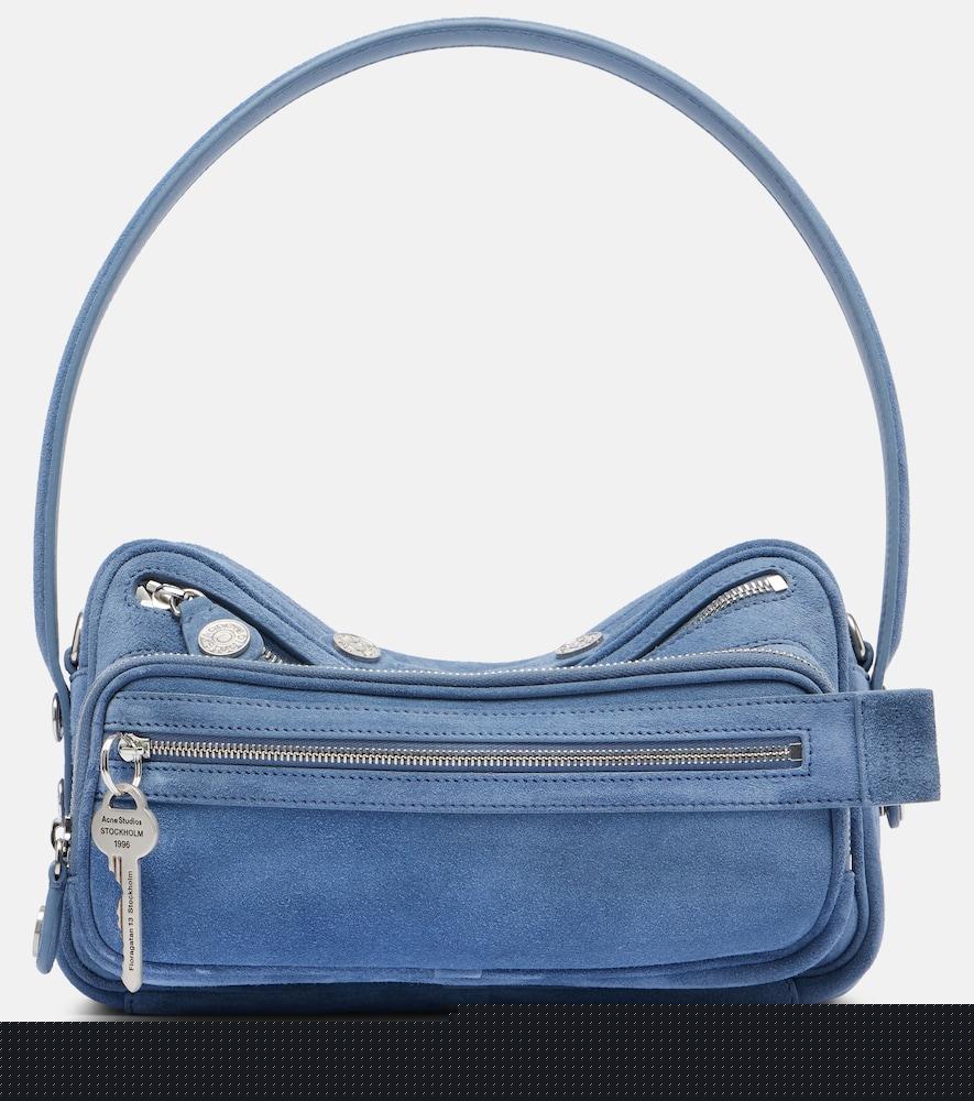 acne studios camero party suede shoulder bag
