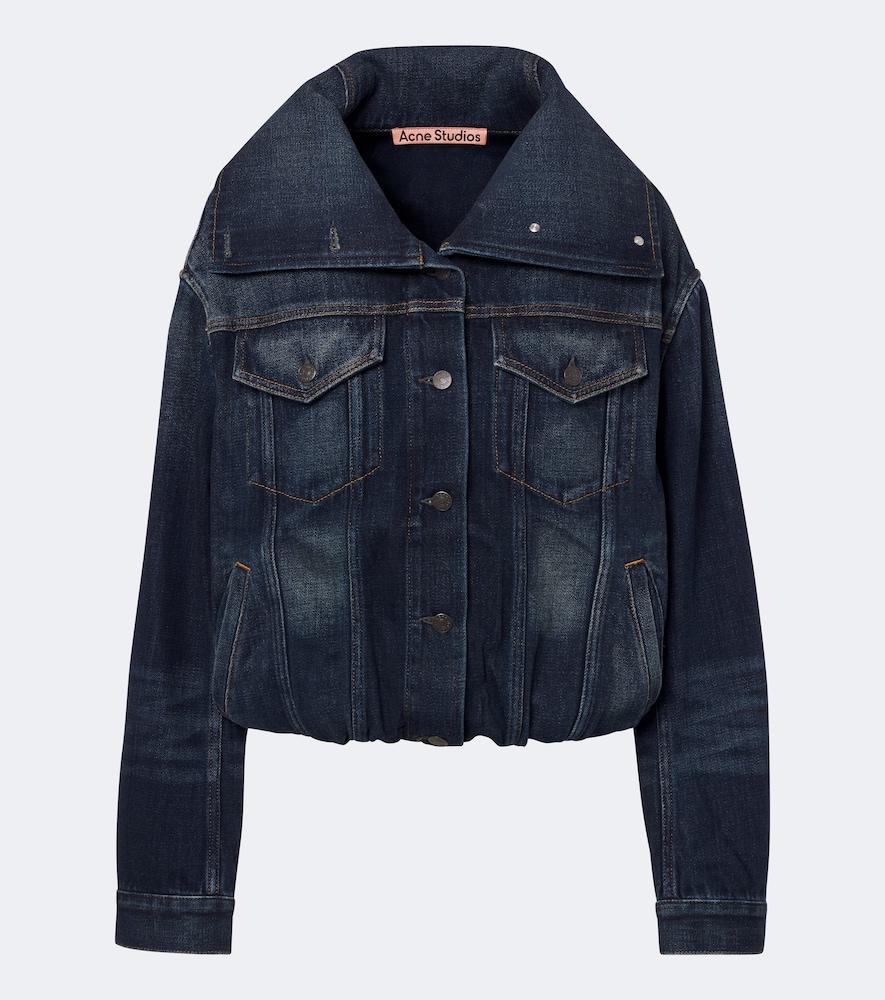 acne studios denim blouson jacket