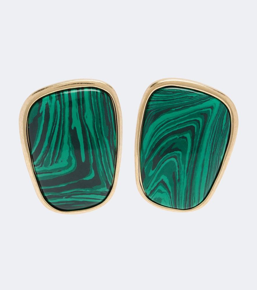 acne studios embellished clip-on earrings