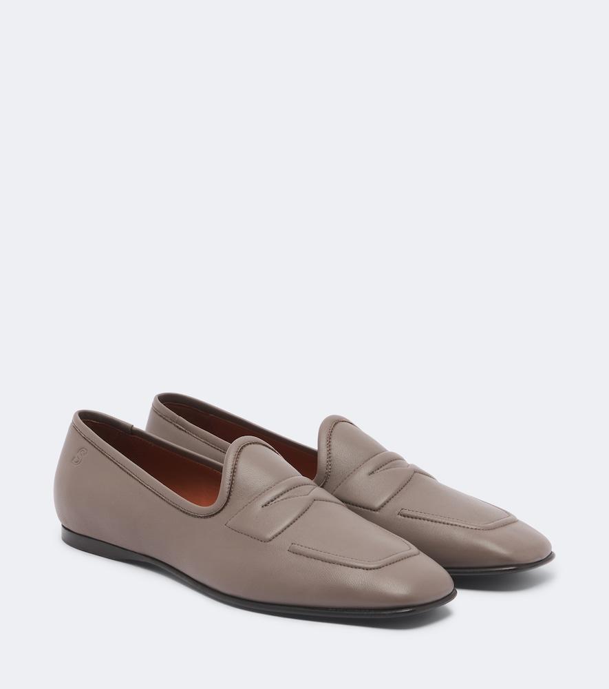 acne studios leather loafers