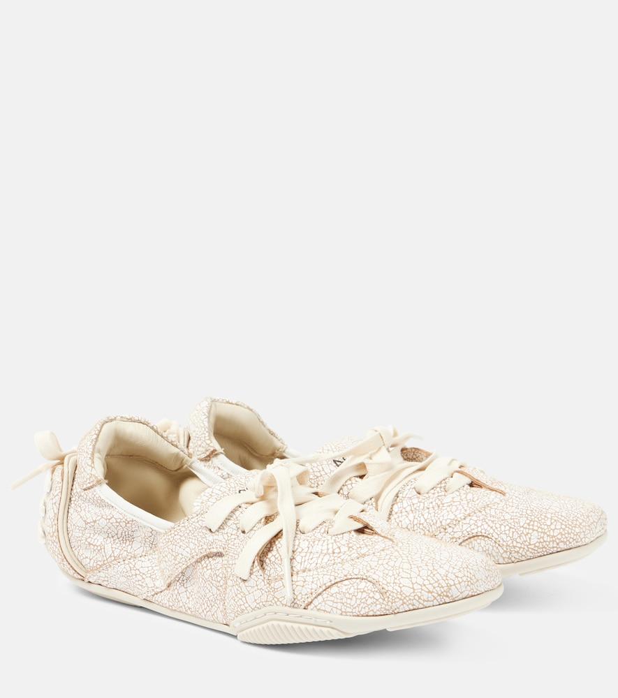 acne studios leather sneakers