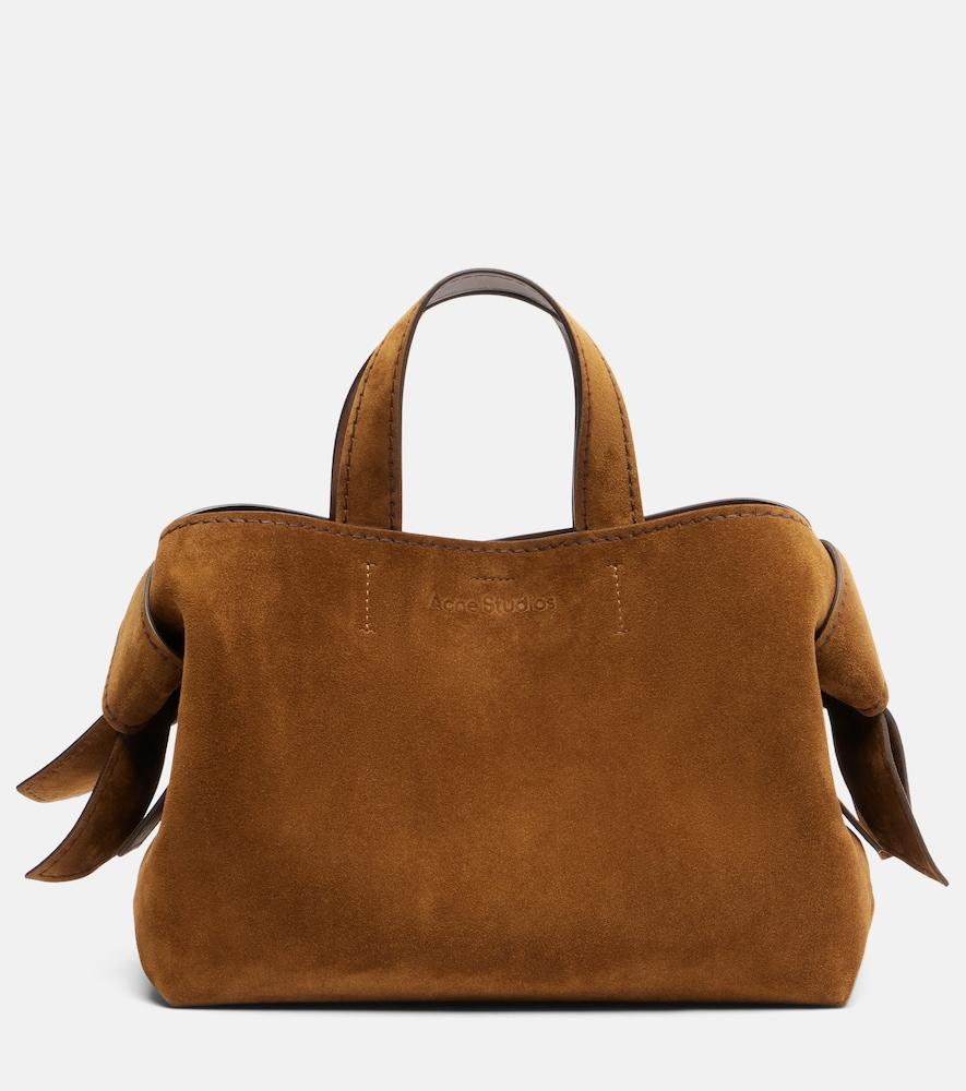 acne studios musubi suede tote bag