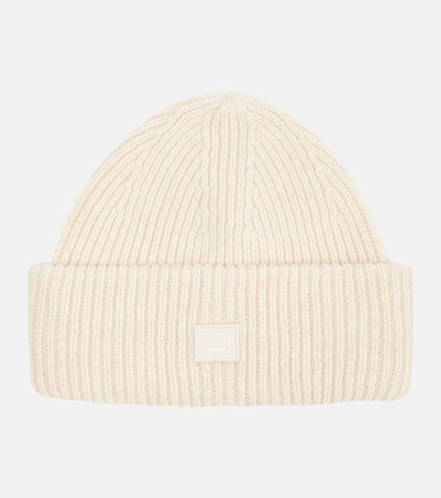 acne studios pana ribbed-knit wool beanie