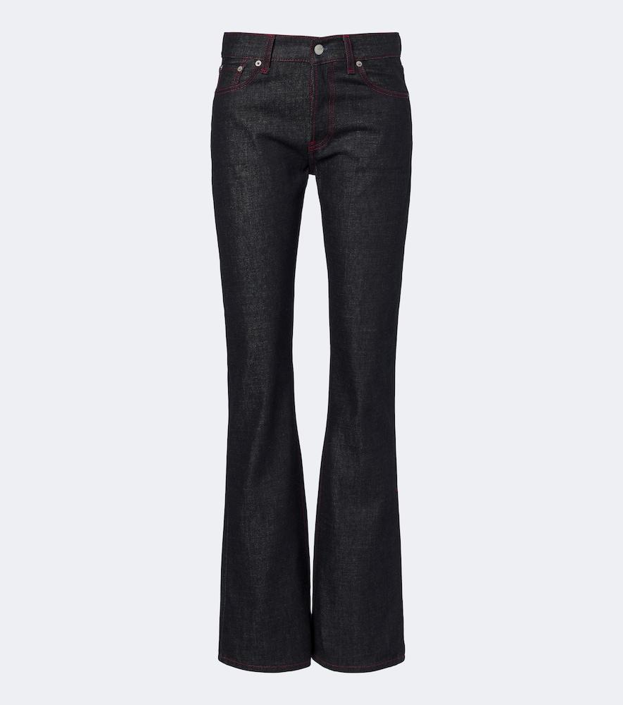 acne studios re-edition flared jeans