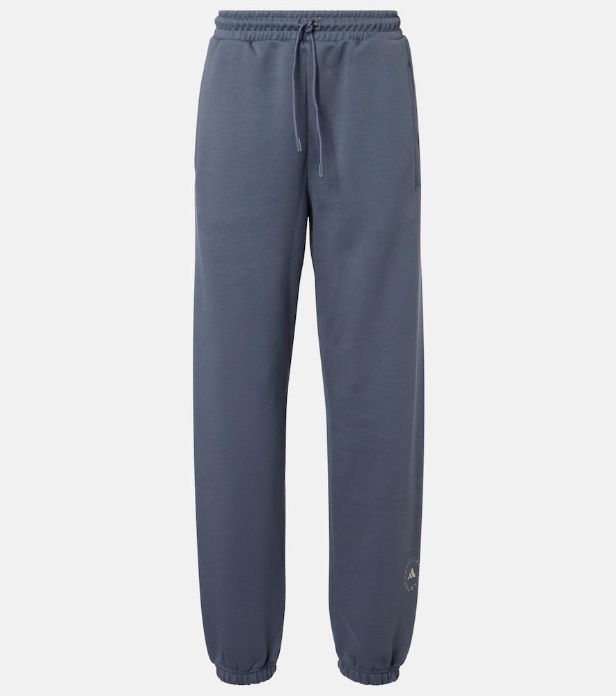 adidas by stella mccartney cotton-blend sweatpants
