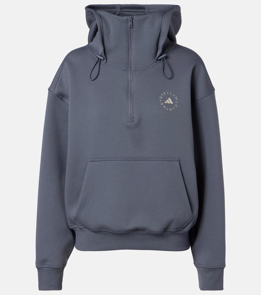 adidas by stella mccartney half-zip hoodie
