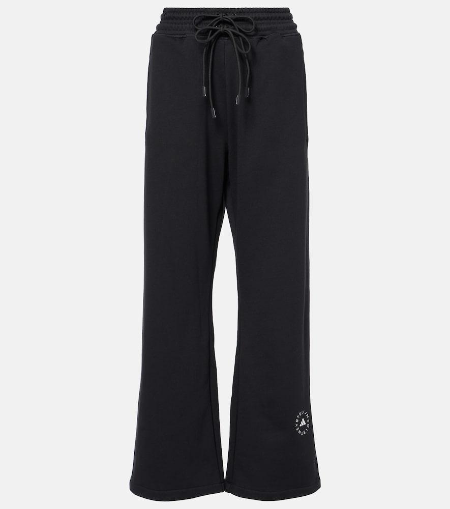 adidas by stella mccartney high-rise french terry sweatpants