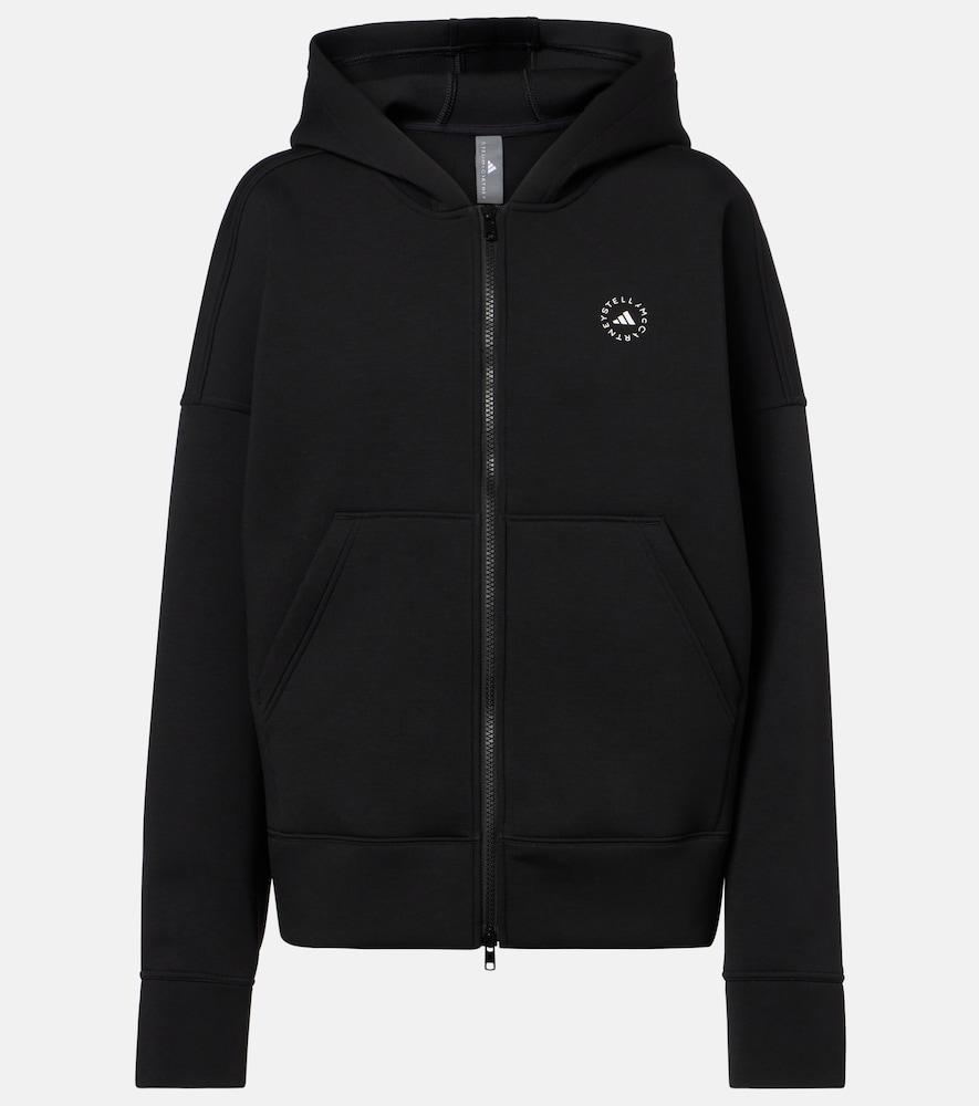 adidas by stella mccartney zip-up hoodie