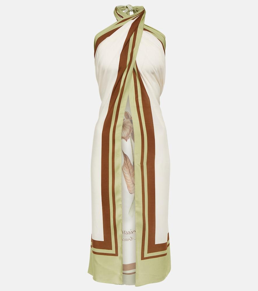 adriana degreas arisaema halterneck top
