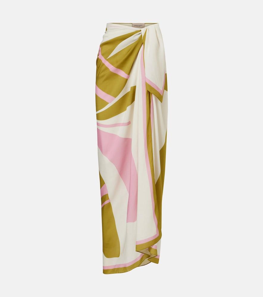 adriana degreas balearic printed beach cover-up