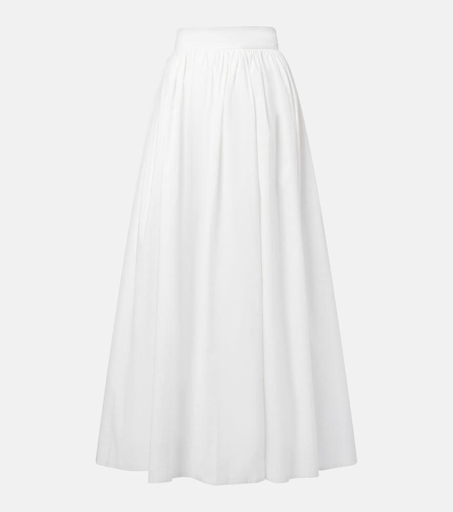 adriana degreas cotton maxi skirt