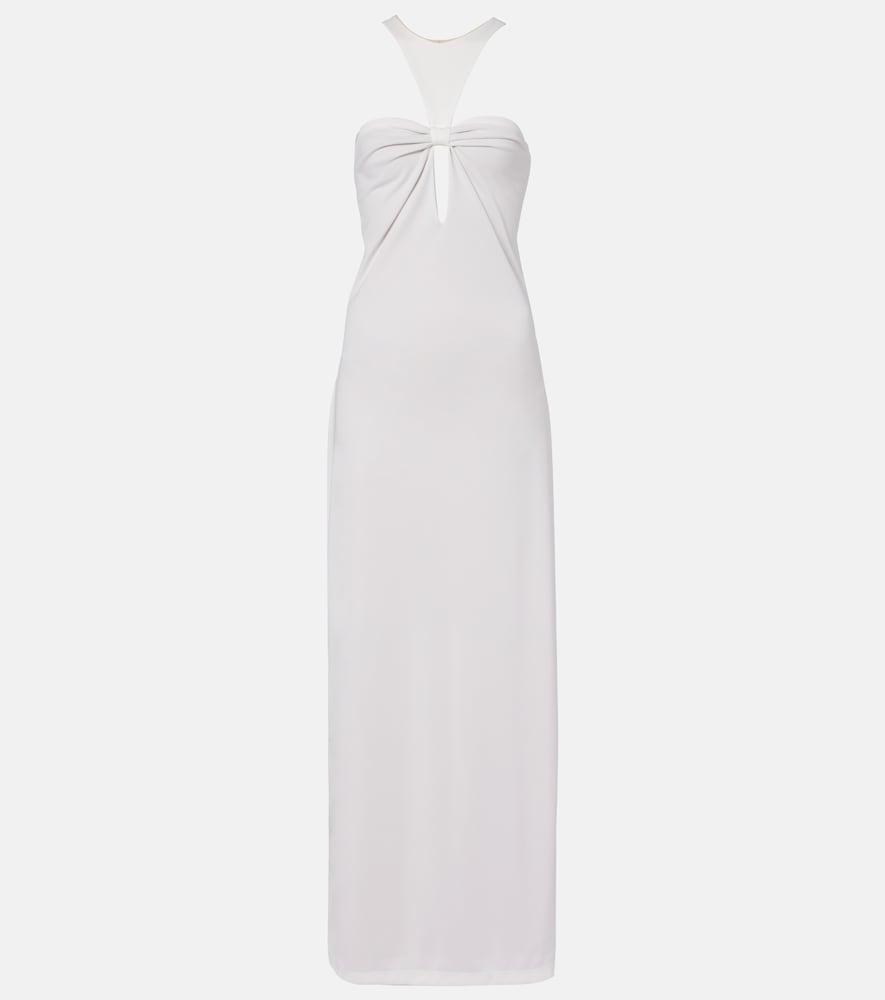 adriana degreas open-back maxi dress