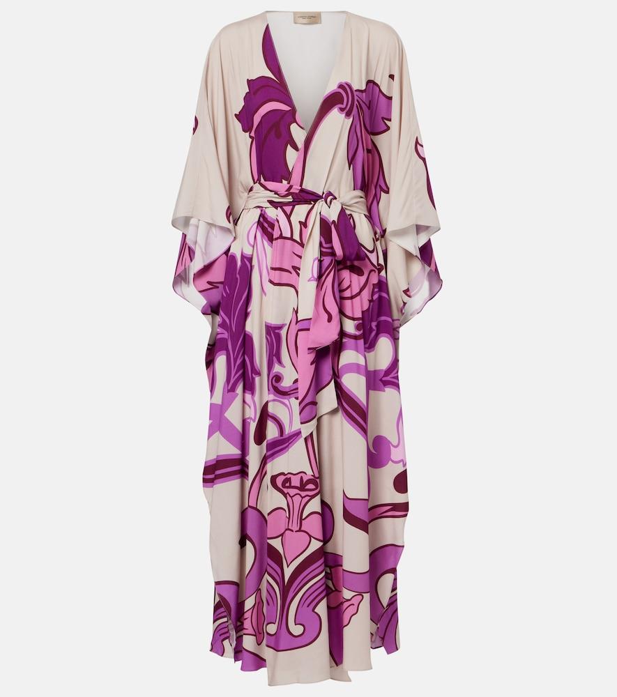 adriana degreas printed beach cover-up