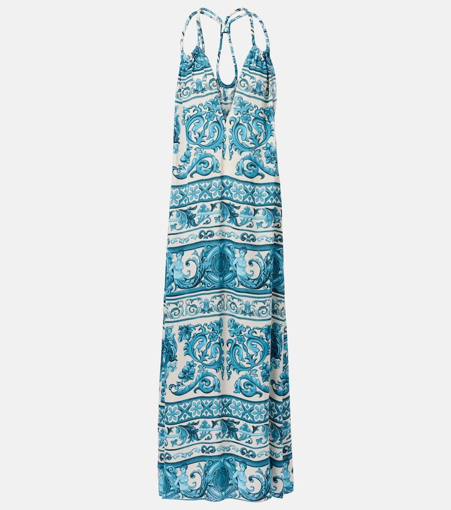 adriana degreas satin maxi dress
