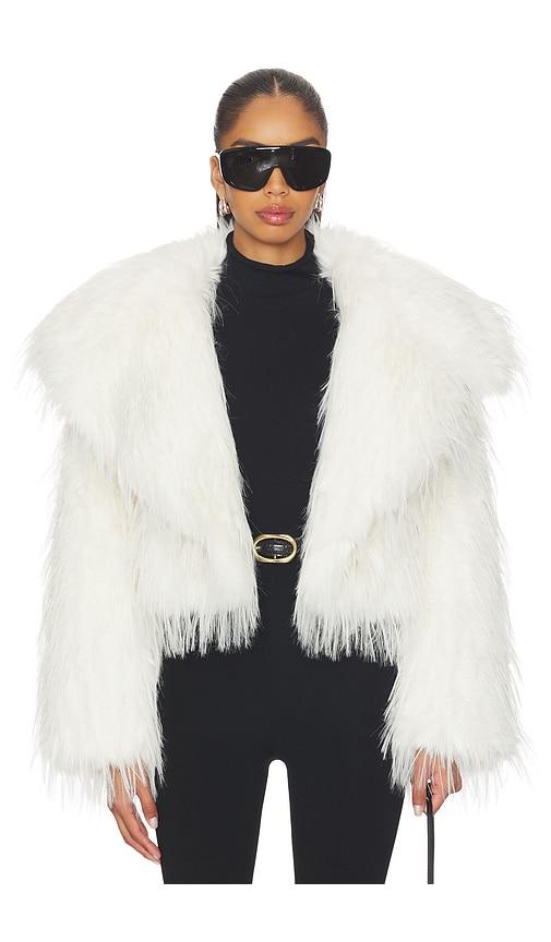 adrienne landau lilith jacket in white. - size l (also in s, m)