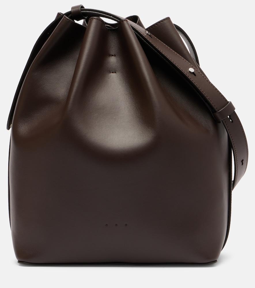 aesther ekme marin medium leather shoulder bag