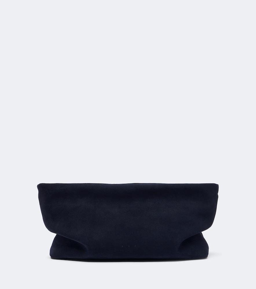 aesther ekme nina mini suede clutch