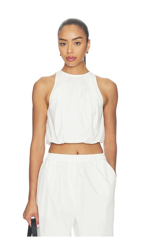 aexae cotton halter top in white. - size l (also in s, m, xl)
