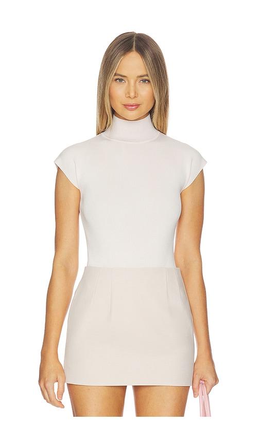 aexae knitted bodysuit in blush. - size m (also in xs, s)