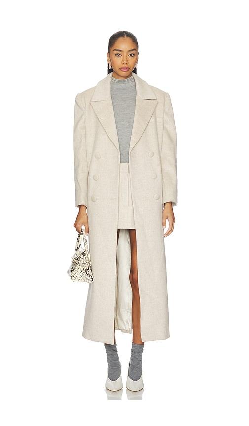 aexae wool oversized blazer coat in beige. - size m (also in s)
