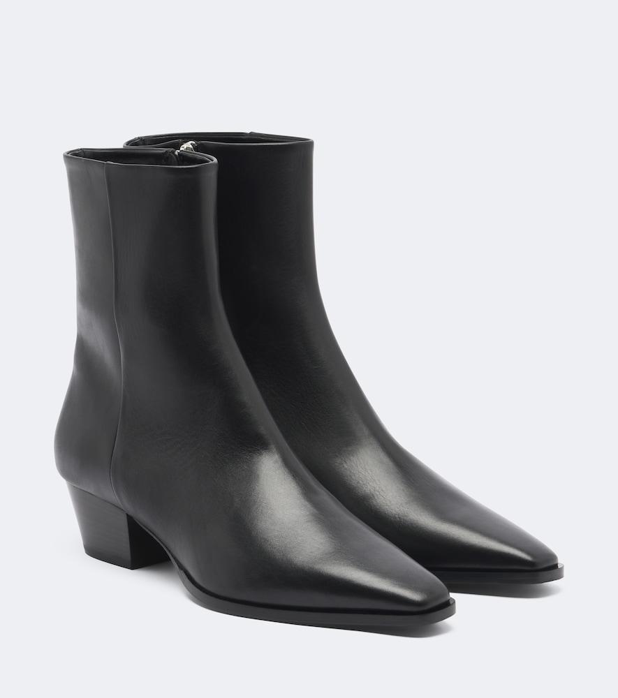 aeyde baba leather ankle boots
