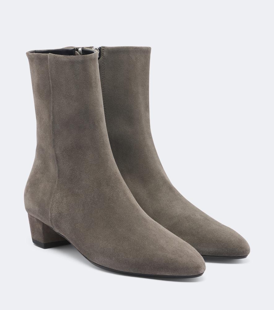 aeyde yasmin suede ankle boots