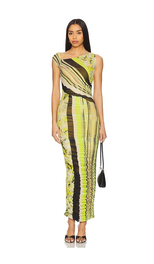 afrm biona dress in green. - size xs (also in xxs)