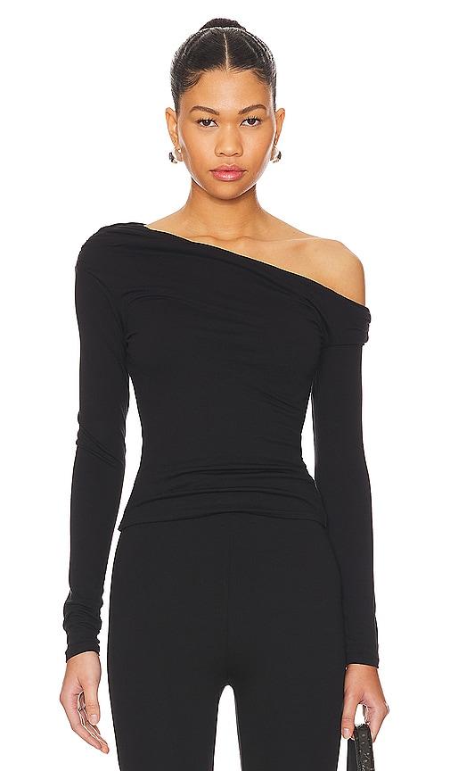 afrm bria essential top in black. - size 1x (also in xs, s, m, l, xxs, xl, 2x, 3x)