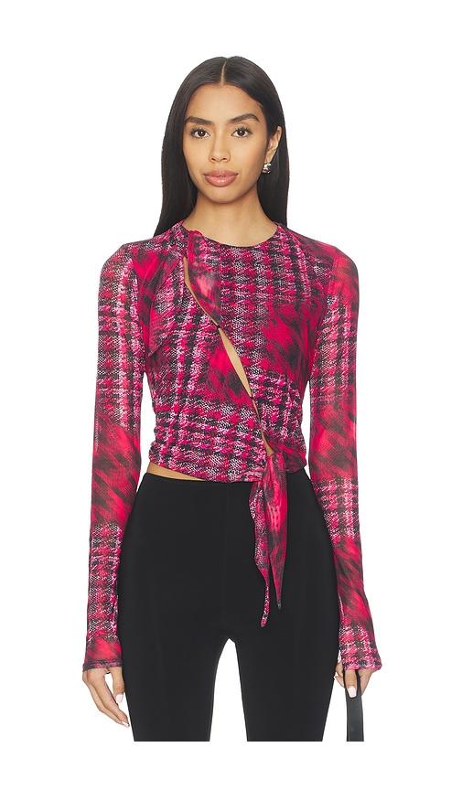 afrm chaya top in red. - size s (also in xxs, xs)