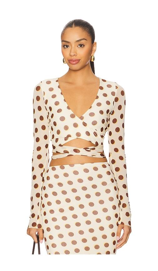 afrm halsey top in cream. - size 3x (also in xxs)