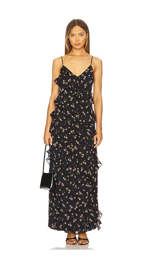 afrm ilaria dress in black. - size l (also in xs, m)
