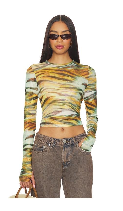 afrm kaylee top in yellow. - size 2x (also in s, xxs, xs, m, l, xl, xxl, 3x)