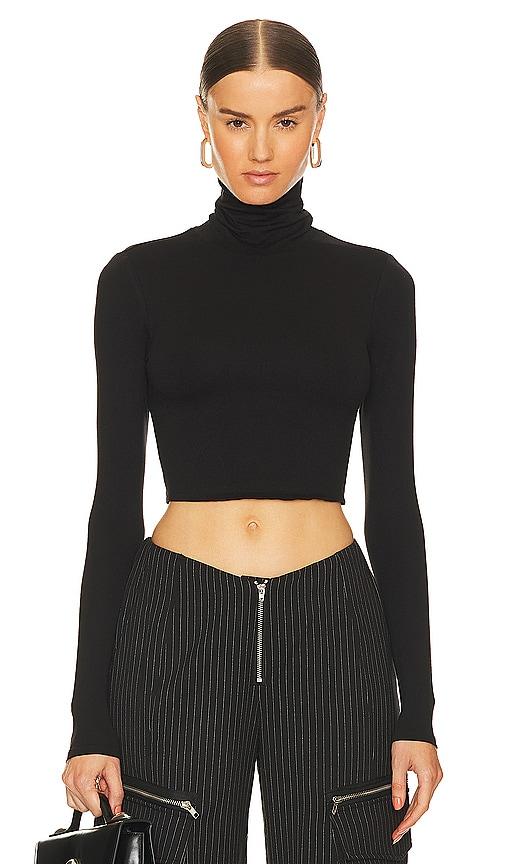afrm micaela top in black. - size 1x (also in 2x)