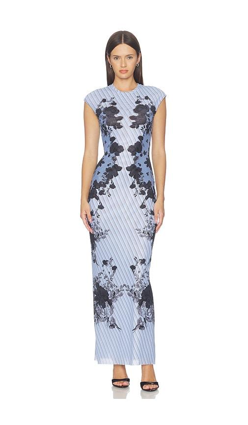 afrm mylo dress in baby blue. - size l (also in m, s, xl, xs, xxl, xxs)