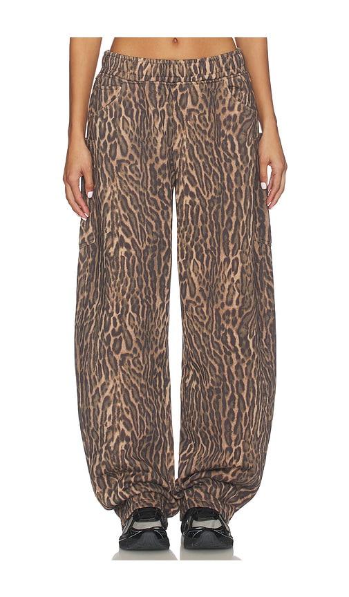 afrm ryan barrel sweatpant in brown. - size m (also in xs, s, xl, xxl)