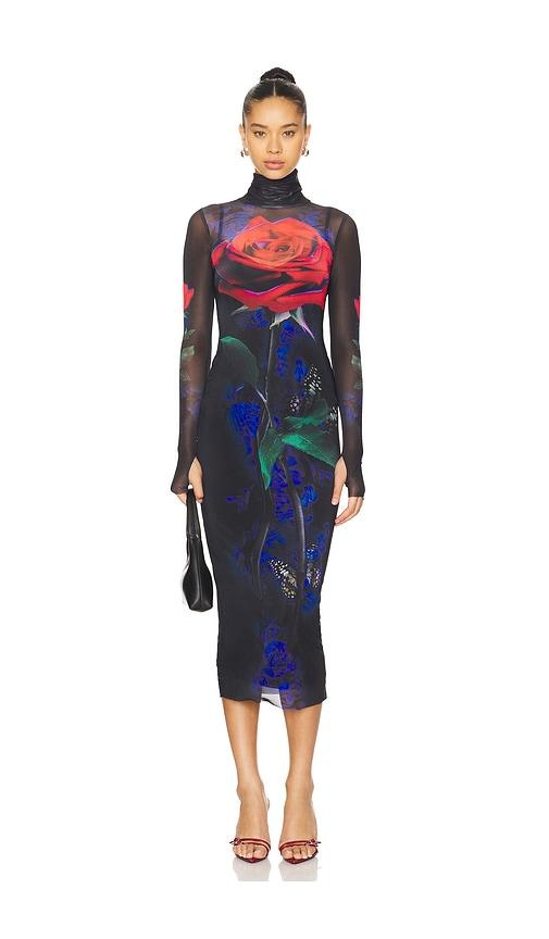 afrm shailene dress in black. - size s (also in xs)