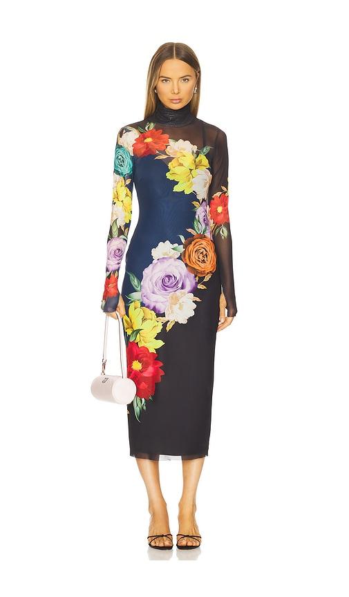 afrm shailene dress in black. - size s (also in xs)