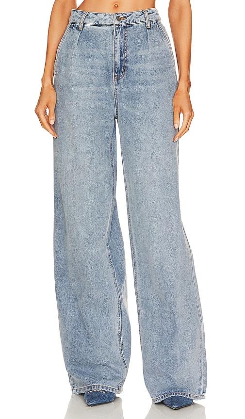 afrm turner jeans in denim-medium. - size 23 (also in 24, 25, 26, 27, 28, 29, 30, 31)