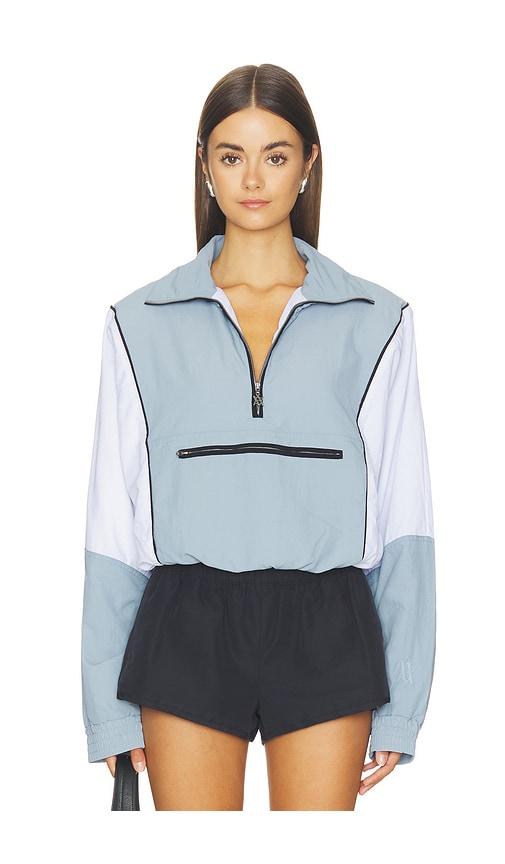 afrm virgo jacket in blue. - size l (also in m, xl)