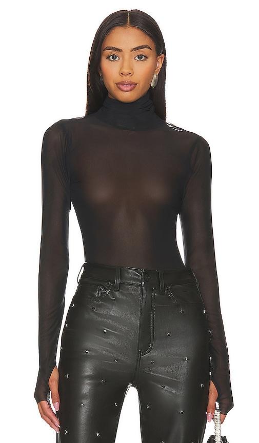 afrm x revolve essentials zadie top in black. - size 1x (also in xs, 2x)