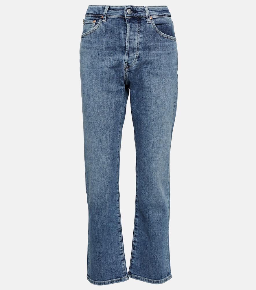 ag jeans american mid-rise straight jeans