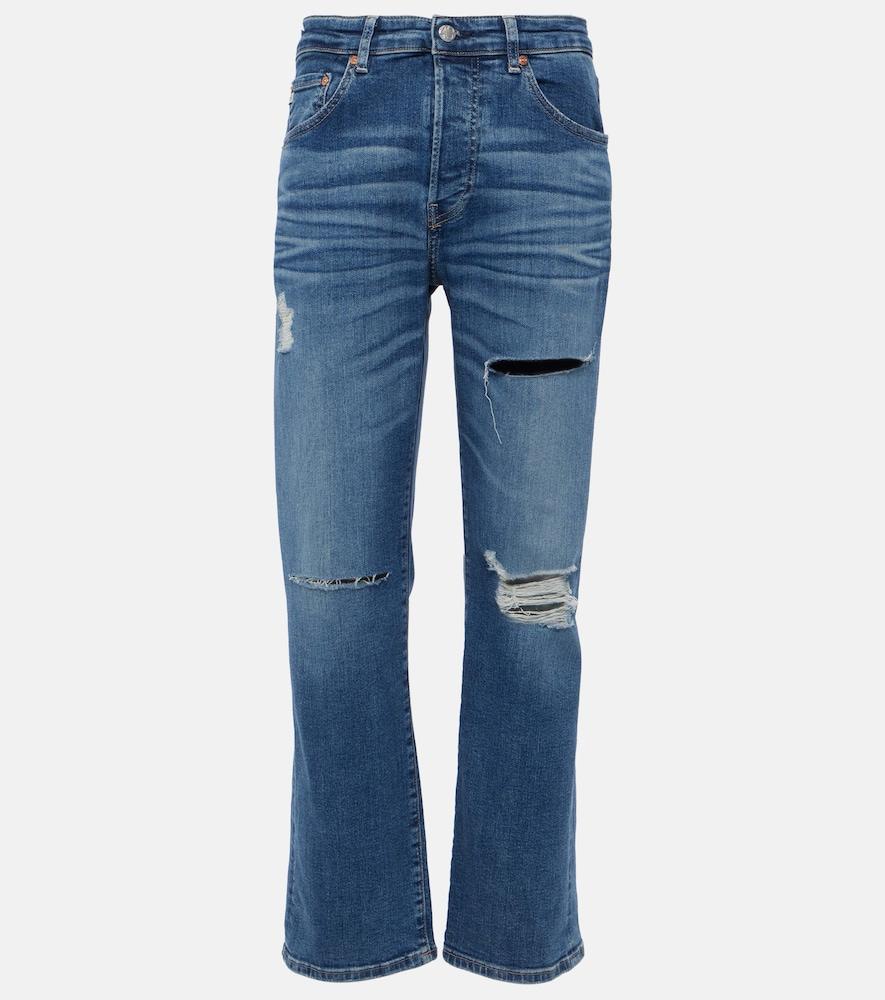 ag jeans american mid-rise straight jeans