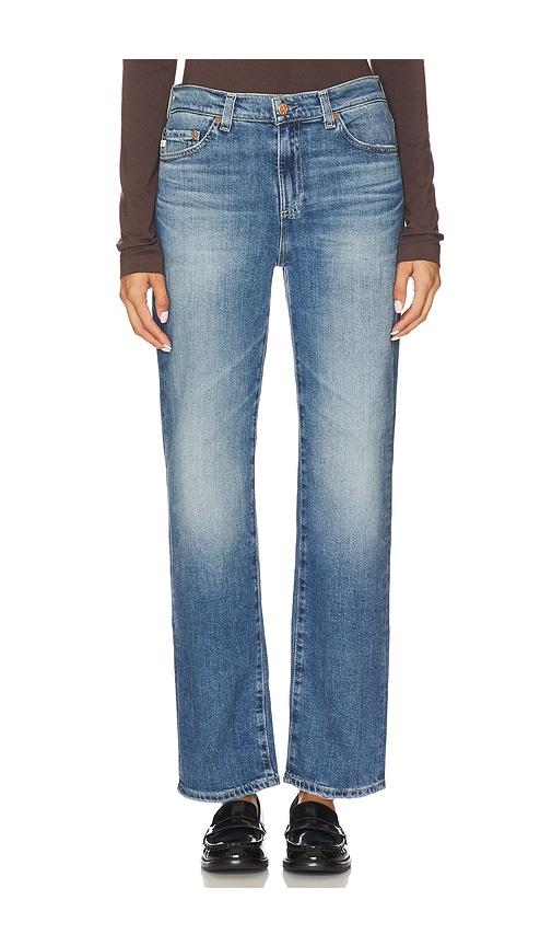 ag jeans brinley straight jeans in blue. - size 23 (also in 31)