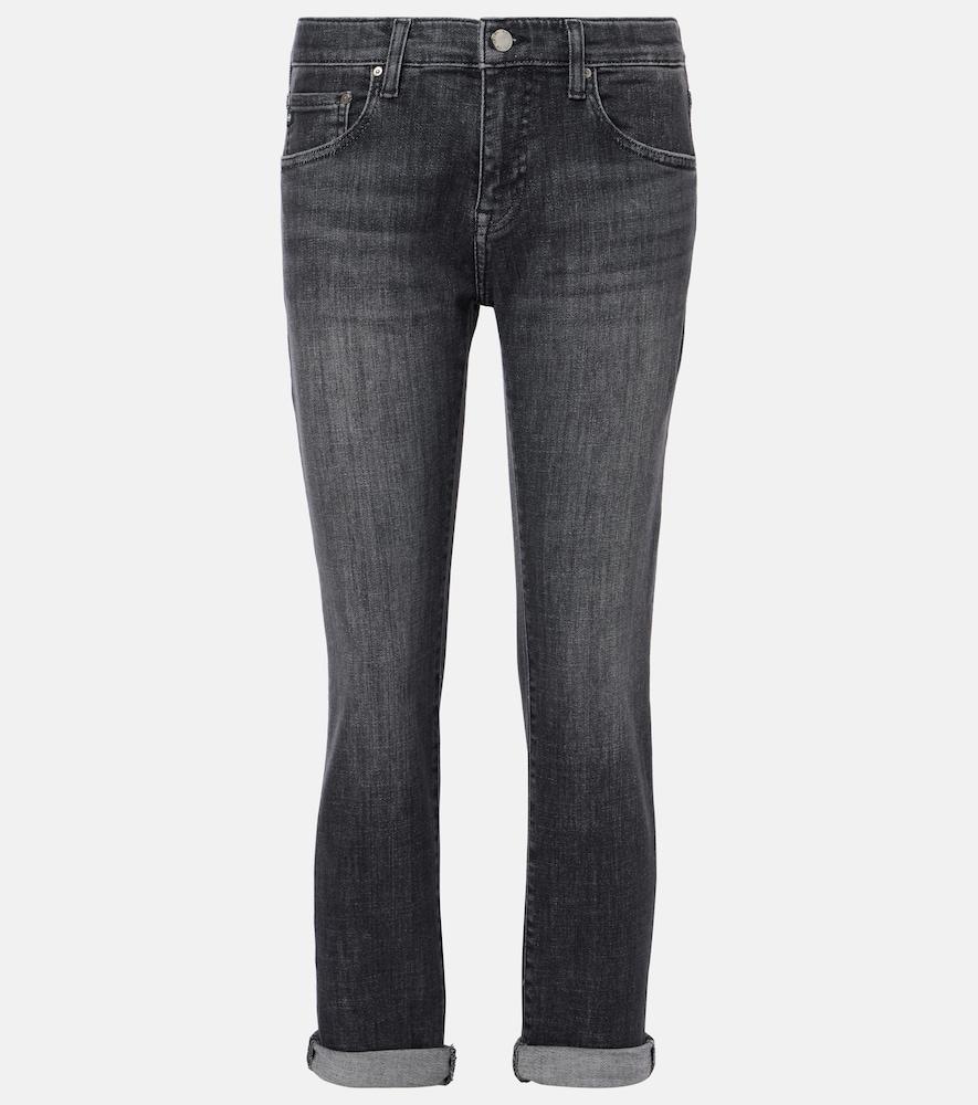 ag jeans ex-boyfriend mid-rise slim jeans