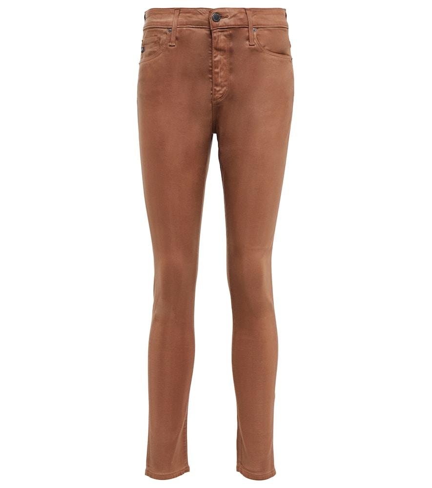 ag jeans farrah skinny ankle high-rise jeans