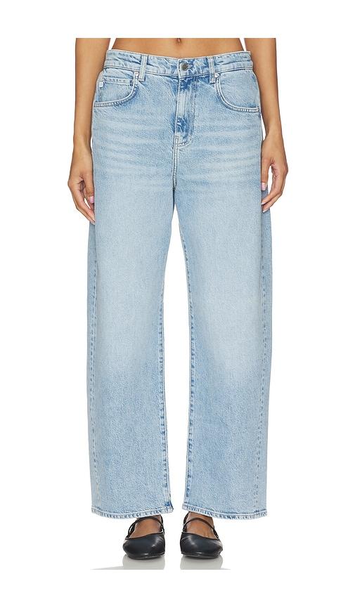 ag jeans hattie barrel jean in blue. - size 23 (also in 26, 24, 25, 27, 28, 29, 30, 31, 32)