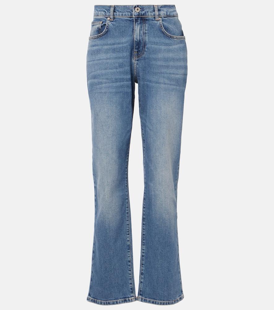 ag jeans high-rise straight jeans