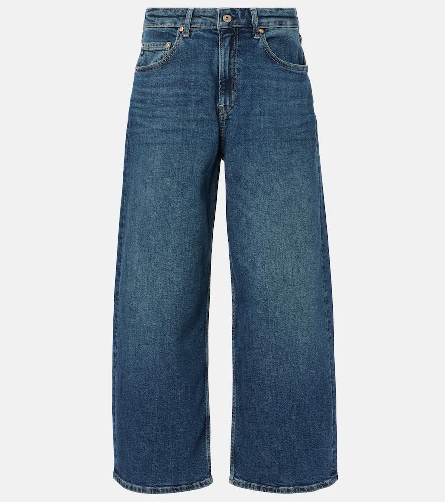 ag jeans high-rise wide-leg jeans