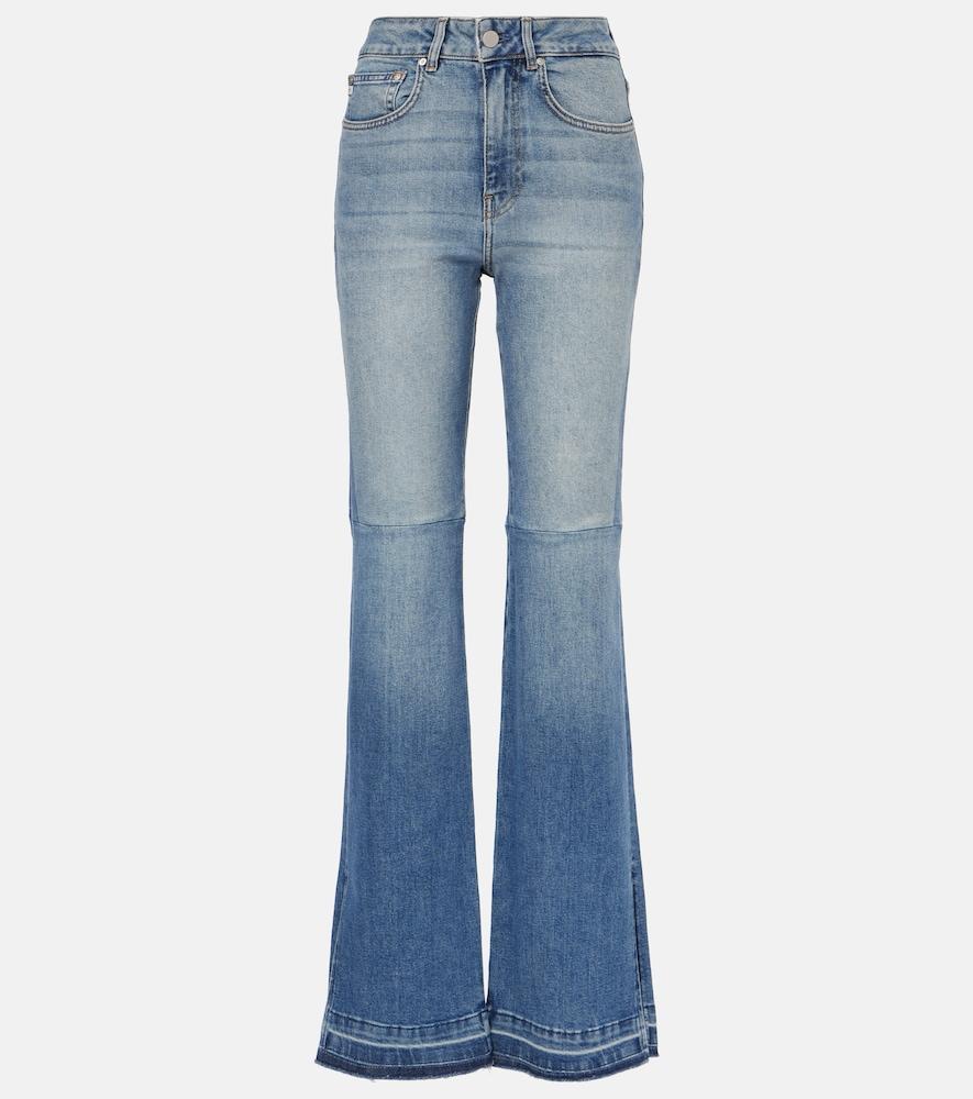 ag jeans la croisette high-rise flared jeans
